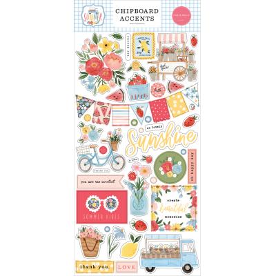 Carta Bella Summer Sticker - Chipboard Accents